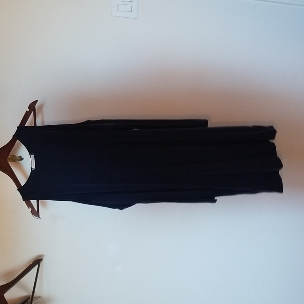 Anthropologie Eri + Ali Long Sleeve Navy Dress Size S